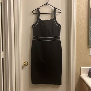 Banana Republic Black and White Pencil Dress